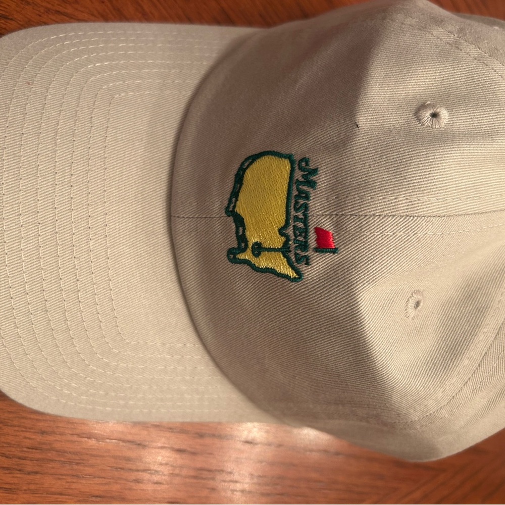 Beige Cap with Embroidered Logo